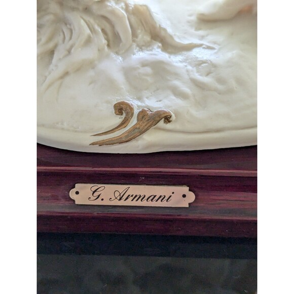 Giuseppe Armani Porcelain Figurine 10” Italy 1988 Capodimonte Girl w Wheelbarrow - Picture 8 of 16